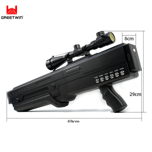 Handheld 1.2KM long distance anti drone gun anti uav system
