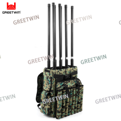 Greetwin 8 band 2.4G 5.8g Gpsl1 Gpsl2 900MHz 433MHz anti uav system drone jammer