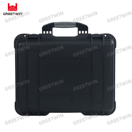 Portable suitcase anti drone 1.5G 2.4G 5.8G tri band 1km range drone Jammer