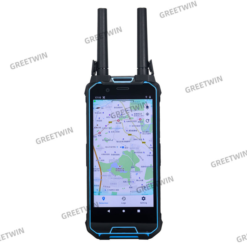 Handheld All Frequency 100MHz～6GHz 1-3KM FPV DJI Drone Detection and Positioning
