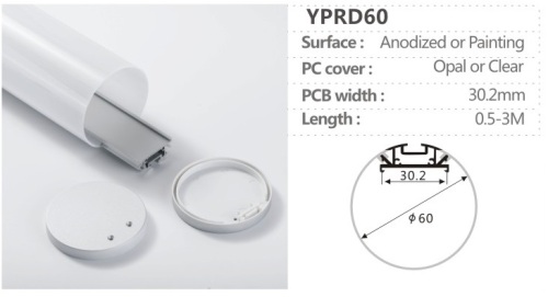  LED Profile  YPRD60