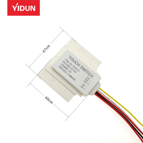LED Mirror Touch Switch (TS04-R1) – Touch-Activated LED Light Control