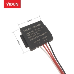 LED Mirror Touch Switch (Model TSS01‑3A) – Touch‑Activated LED Mirror Controller