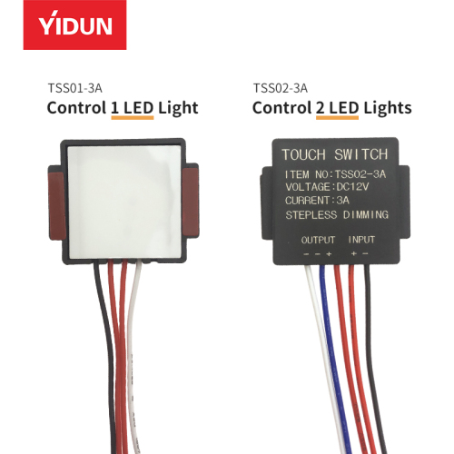 LED Mirror Touch Switch (Model TSS02‑3A) – Touch & Motion Activated LED Mirror Controller