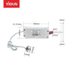 LED Shielding Inductive Sensor Switch (Model JHL‑H211) – Infrared Motion Activated LED Control Switch