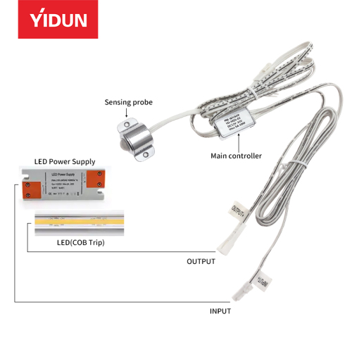 LED Human Body Sensor Switch (Model YD‑MZS‑02) – Motion Activated LED Control Switch