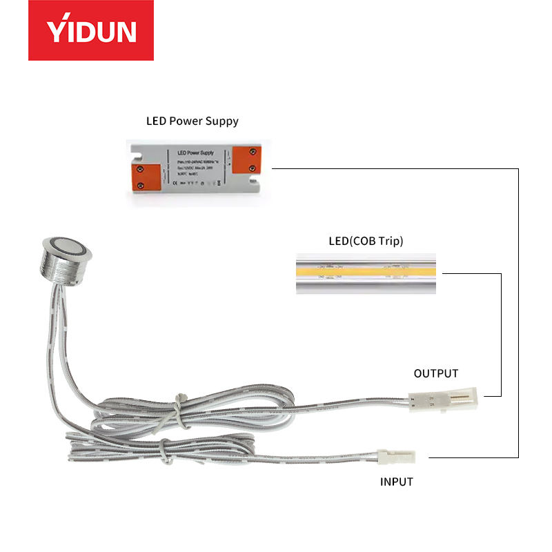 LED Touch Switch (Model YD‑MZS‑03) – Capacitive Touch LED Control Switch