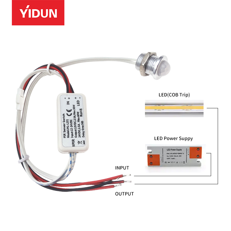 LED Human Body Sensor Switch (Model JHL‑H231) – Motion Activated LED Control Switch