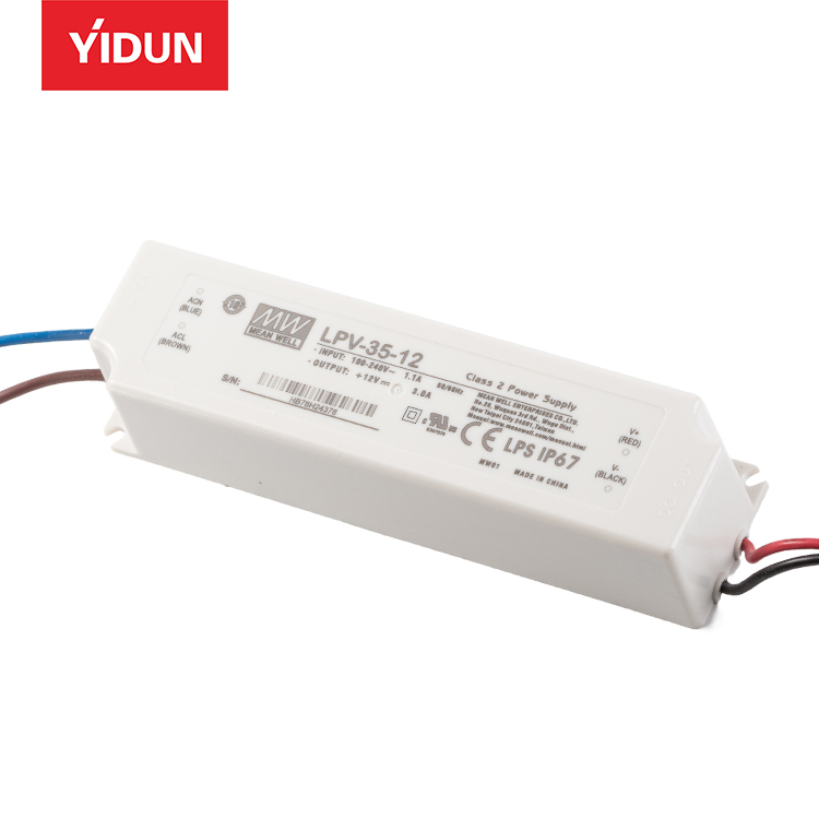 MEAN WELL LED Power Supply (Model LPF‑25‑12) – 12 V DC 25W LED Driver Power Supply