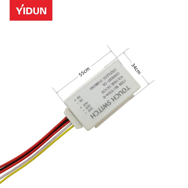 LED Touch Switch (Model TS04-R) – Touch-Activated LED Lighting Control Switch