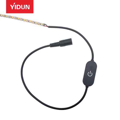 LED Touch Sensor Switch (TS-DC5.5) — 12-24V Touch-Activated LED Dimmer, 60W
