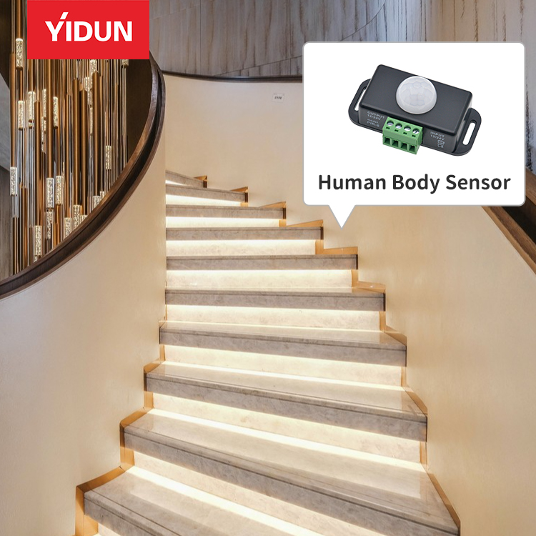 LED Human Body Infrared Sensor for Cabinet & Wardrobe Lighting (PIR-8)