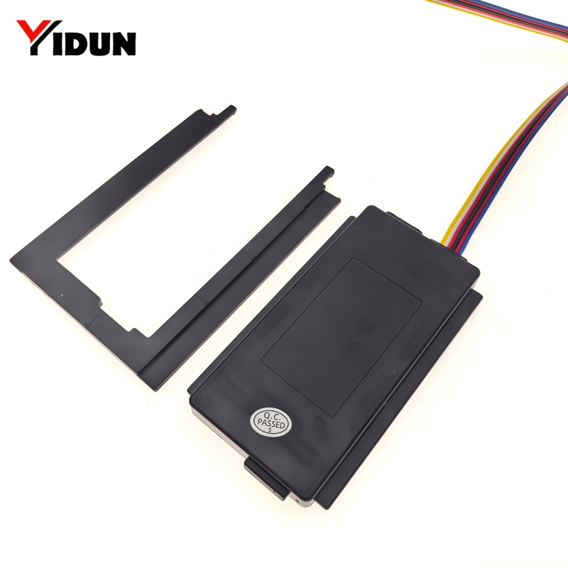 LED Mirror Multi-Function Touch Switch with Clock Display, Defogging & Stepless Dimming (DC 12-24V)