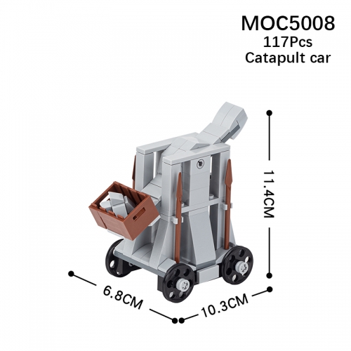 MOC5008 Military Series Catapult Building Blocks Bricks Kids Toys for Children Gift MOC Parts