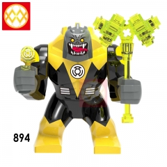 XH894 Marvel Movie Sinestro Big Action Figure Building Blocks Kids Toys