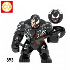 XH893 Marvel Movie Venom Big Action Figure Building Blocks Kids Toys