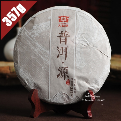 2015 yr TAETEA Puerh Yuan High Quality Dayi Shu Ripe Puer Tea 357 g, PC82 Aged puerh best organic tea