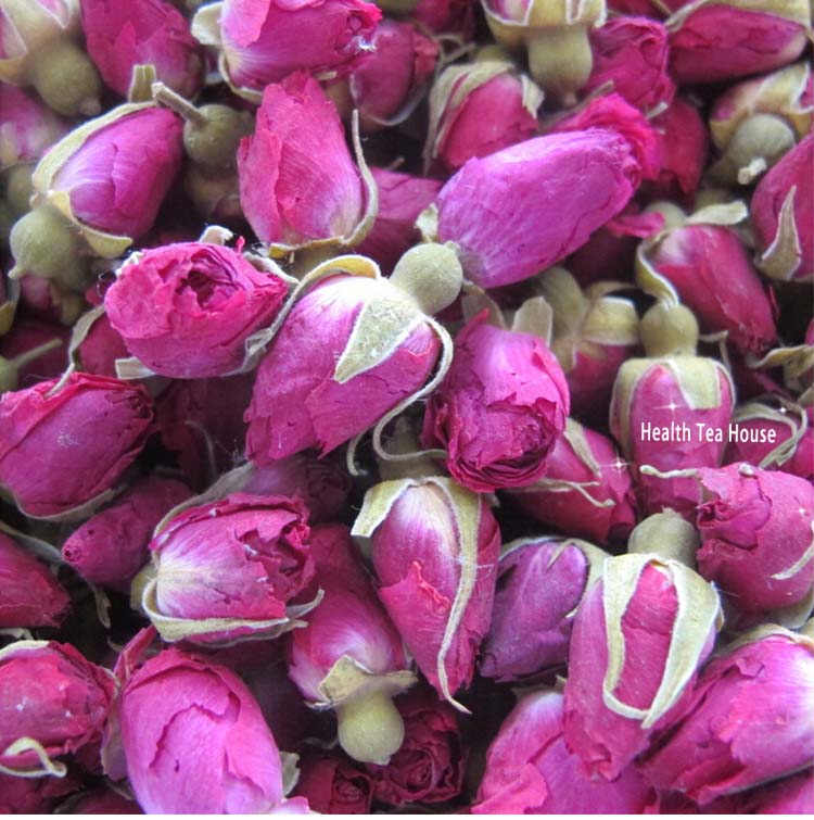 ORGANIC ROSE BUDS 8 oz  100% Pure & Natural Dried Red Rose buds