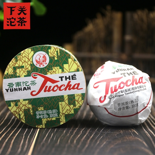 Xia Guan 2018 Pu Erh Tuo Cha Yunnan Tuocha Xiao Fa Tuo Ripe Pur Tea 100g