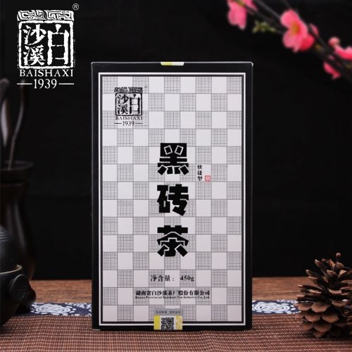 Черный плиточный чай Аньхуа Байшаси, 2017 г., 450 гр.
