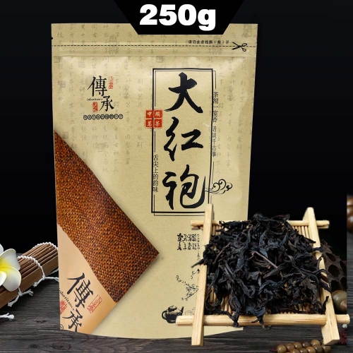 Tea Da Hong Pao Big Red Robe Zip Seal Bag Package, Wuyi Oolong DaHongPao Shui Xian Da Hong Pao Tea