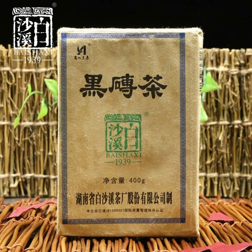 Анхуа Баишакси 2017/2019 год Хей Жуан ча Темный чай кирпич чай Китай чай 400 гр.