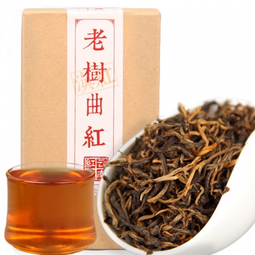 2022/2023  Юньнань черный чай "Лао Шу Цюй Хун" старое дерево чай Красный Dianhong китайский чай 80 г / коробка