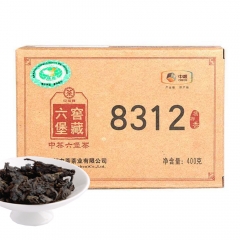 CNNP Zhong Cha 2014 Dark Tea Brick 8312 Liupao Tea Hey Cha Liu Bao 400g