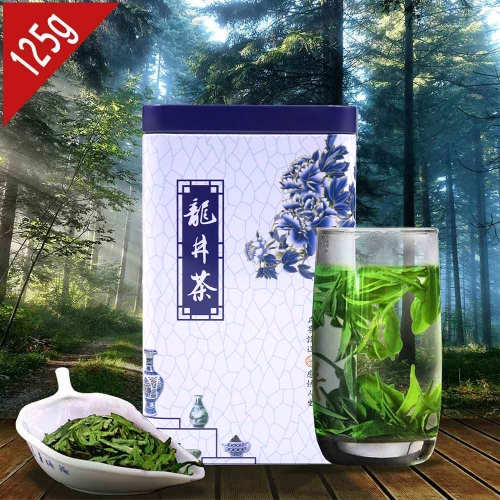 2023 Chinese Tea 5A Xihu Longjing Green Tea, Dragon Well Tea Long Jing For Weight Loss 125g Gift Packing chinese beat green tea organic tea online