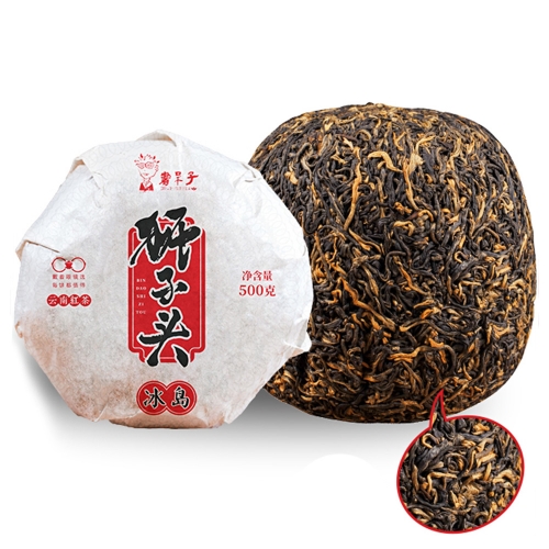 2023 Gold Buds Dian Hong Yunnan Black Tea Feng Qing Golden Melon Tuocha Dianhong 500g