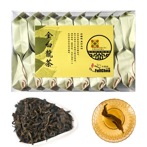 2023 Taiwan GABA Oolong Chinese Tea High Mountain Cha Strips Shape GABA Tea PVC Packaging 112g