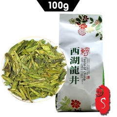 2021 Зеленый китайский чай Dragon Well Портативная упаковка The West Lake Hangzhou Fresh Dragonwell Dragon Well 100 г