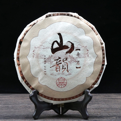 Китайский Чай 2015 Древнее Дерево Шоу Мэй Белый Чай Bai Cha Чайный Лист Торт 340 г
