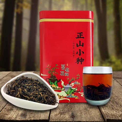 Черный чай Лапсанг Сушонг 100 г, красный чай без копченого вкуса с упаковкой в подарочной упаковке