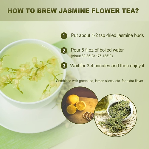 Jasmine Flower Bud BULK, Organic Jasmin Tea