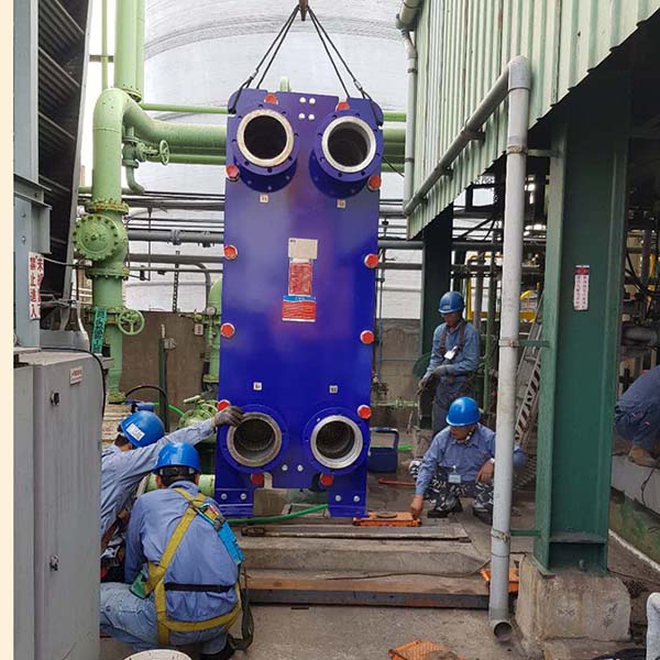 SPX APV TR9 TITAINIUM PLATE HEAT EXCHANGER IDENTICALLY REPLACEMENT PROJECT