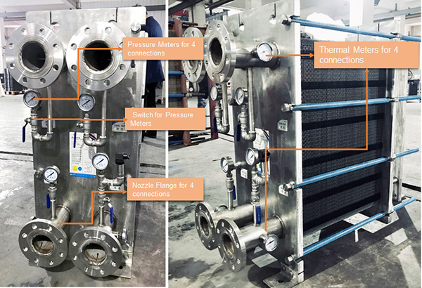 Instrumented Plate Heat Exchanger