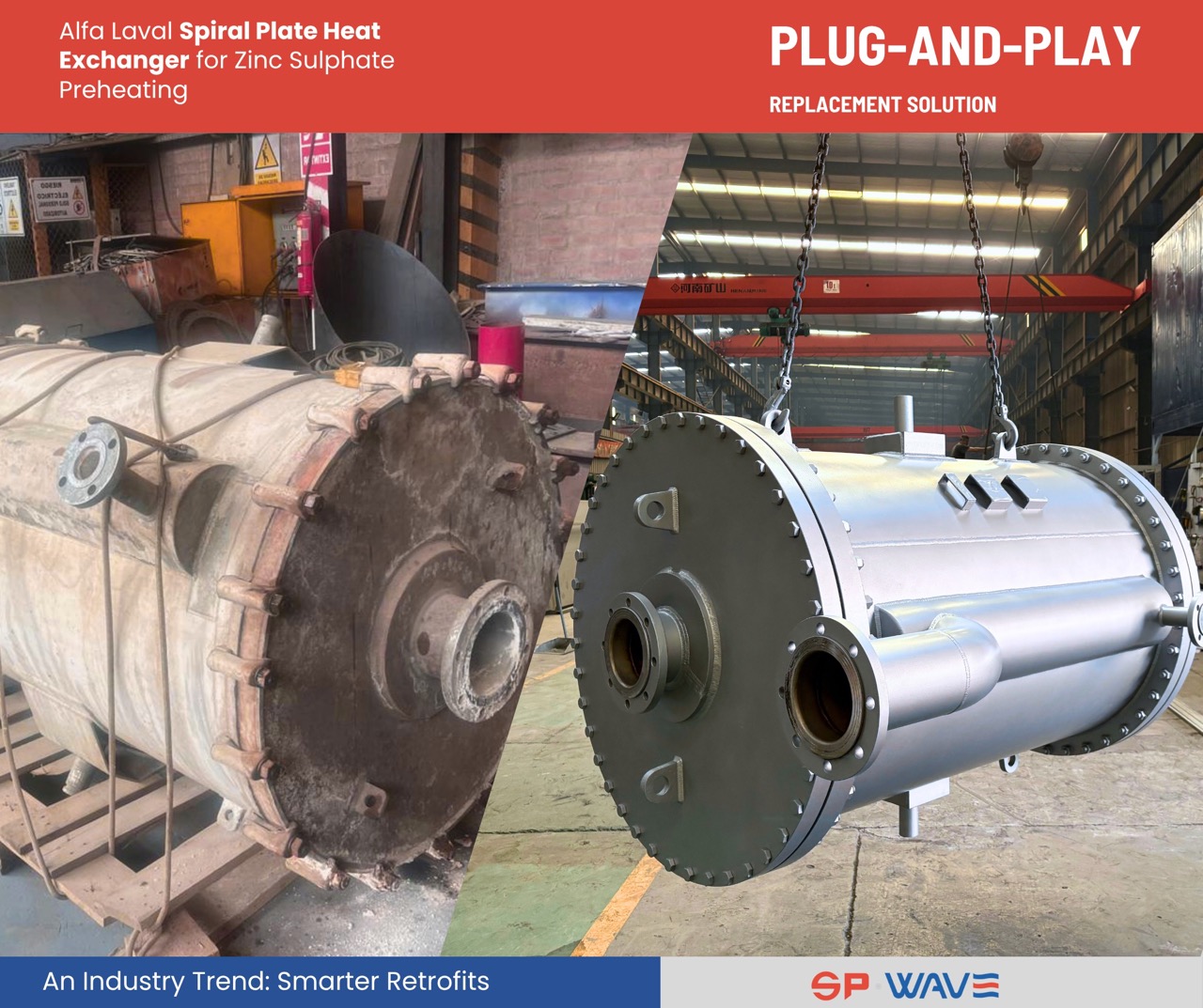 SPWAVE Heat Exchanger Delivers a Smart Retrofit Solution for Zinc Sulphate Heating