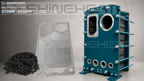 EC350W EC500W Plates and Gaskets
