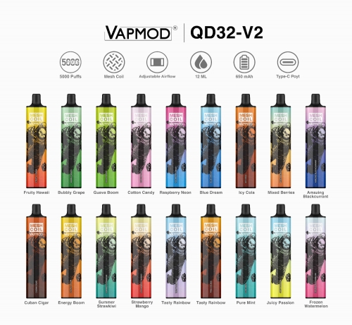 Vapmod QD32-V2 Disposable Vape 5000 Puffs