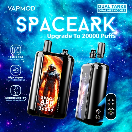 Spaceark20000 Dual Pods & Dual Mesh Coils Disposable Vape