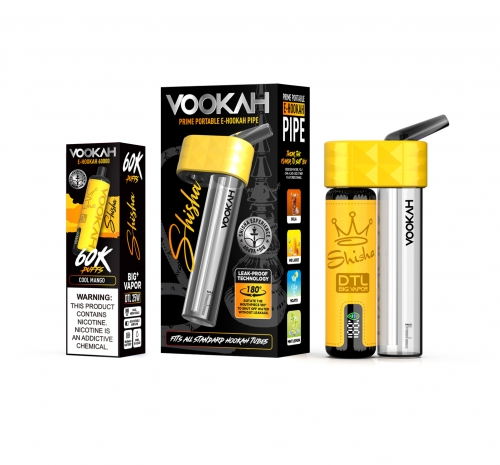 VOOKAH 60K Prime Portable E-Hookah Pipe