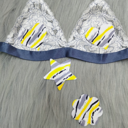 Fashion Nipple Pasties Petal Pasties Custom Sexy Nipple Cover Breast colorful Breast Pasties Star