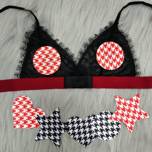 Star Shape Beauty Girl Hot Breast Sticker Adhesive Cute Nipple Pasties Boobs Sexy Disposable Satin Thin Nipple Covers