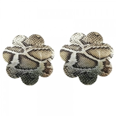 2020 New Arrival Brown Nipple Covers Sexy Women Underwear Accessories Snake Skin Pattern Cross Breast Stickers Adhesive