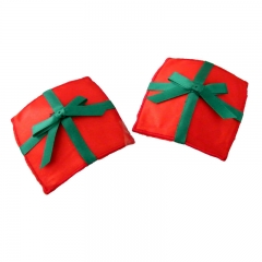 Wholesale Sexy Red Christmas Gift Box Shape Nipple Covers Reusable Sexy Underwear Accessories Decoration Breast Pasties