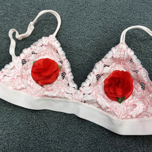 Sexy Ladies Red Flower Decorative Breast Nipple Covers Beauty Valentine's Day Gift for Girl Reusable Nipple Pasties