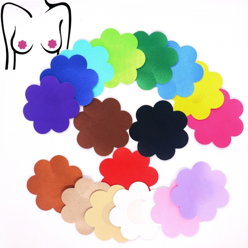 Breast Petal Adhesive Nipple Cover Invisible Breast Cover Disposable Satin Nipple Pasties Sexy Breast Nipple