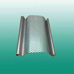 Micro-perforated steel roller shutter door