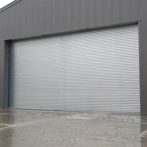 Windproof industrial steel rolling shutter door